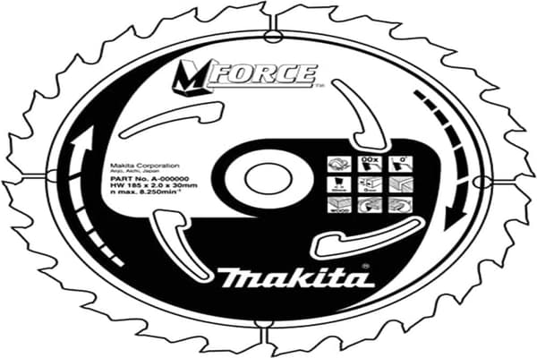 Sågklinga för trä Makita MFORCE; 185x2x30,0 mm; Z16; 15°