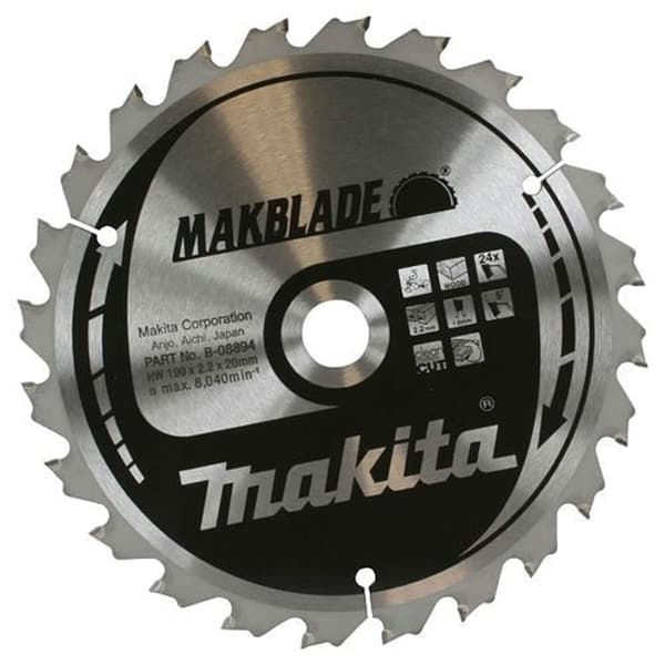 Sågklinga för trä Makita; 216x2,4x30,0 mm; Z48; 5°