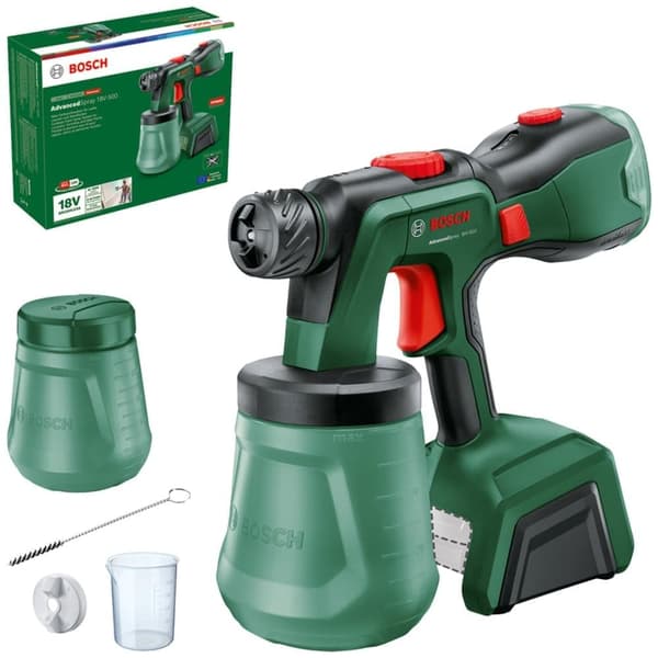 Färgspruta Bosch AdvancedSpray 18V-500; 18 V (utan batteri och laddare)