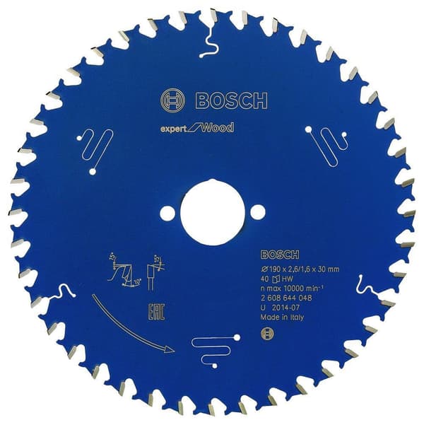 Sågklinga Bosch Expert for Wood 2608644048; 190x30 mm; Z40