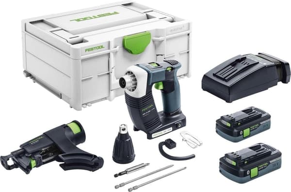 Skruvautomat Festool DWC 18-2500 HPC 4,0 I-Plus DURADRIVE; 18 V; 2x4,0 Ah batt.