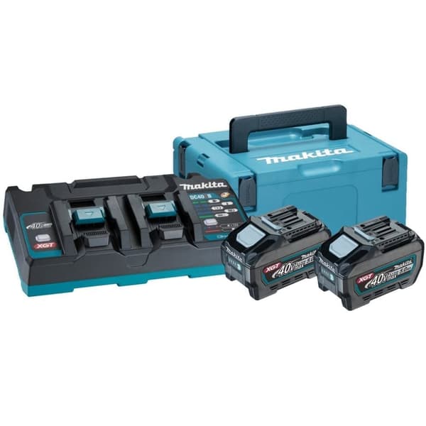 Tillbehörsset Makita 191U13-9; 40 V; 2x5,0 Ah batt.