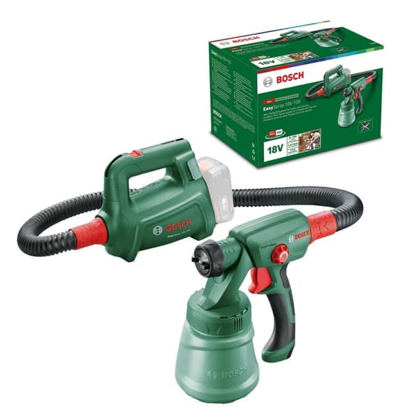 Färgspruta Bosch EasySpray 18V-100; 18 V (utan batteri och laddare)