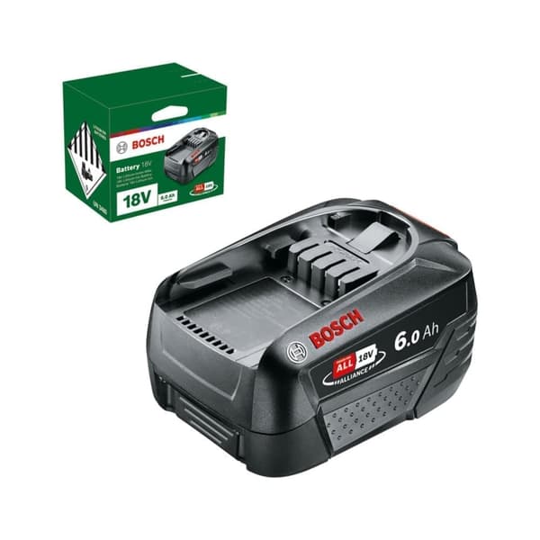 Batteri Bosch PBA 18; 18 V; 6,0 Ah; Li-lon