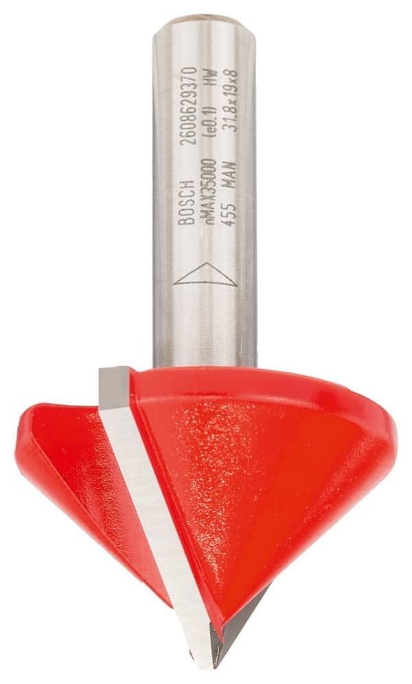 V-formad fräs Bosch 2608629370; 31,8x51 mm