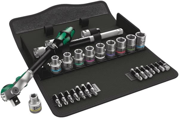 Verktygspaket Wera Zyklop Speed 8100 SC; 1/2''; 28 st.