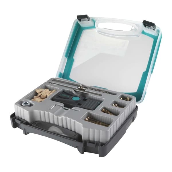 55-delar tillbehörssats Wolfcraft 4642000