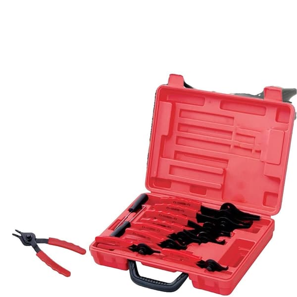 Universal Mechanics Circlip Plier Tool Set, 11 dele, flere størrelser, holdbare tang.