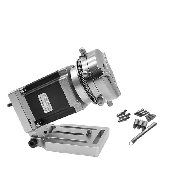 D60 Smykker Drejeakse, 24V Strømforsyning, Fleksibelt Chuck Design, Kompakte Dimensioner,ingen chauffør