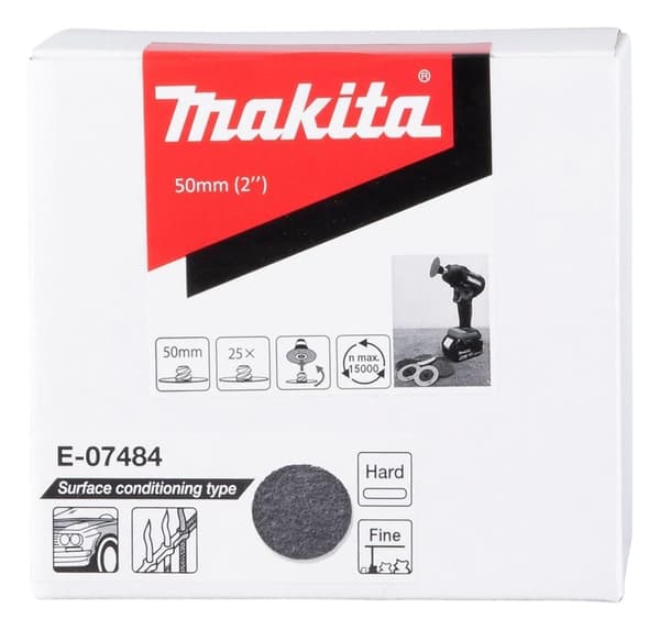 Rengöring skiva Makita Fine/Hard; 50 mm; 25 st.
