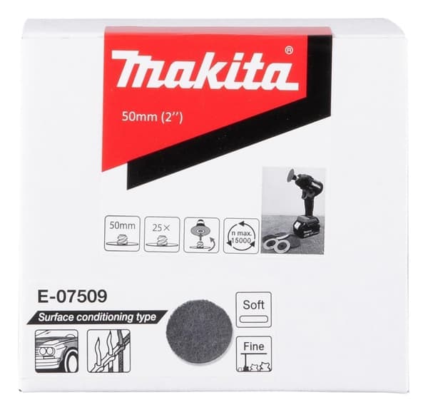 Rengöring skiva Makita Fine/Soft; 50 mm; 25 st.