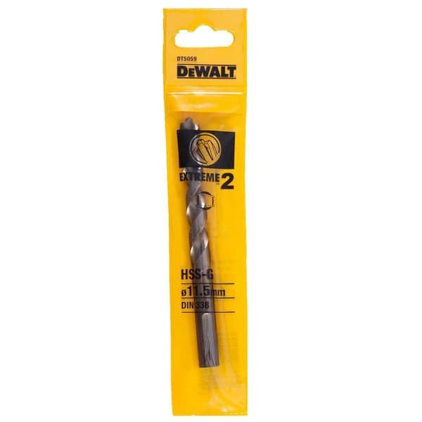 Borr för metall DeWalt Extreme2; 11,5x142 mm
