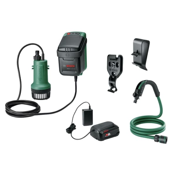 Vattenpump Bosch GardenPump 18V-2000; 18 V; 1x2,5 Ah batt.