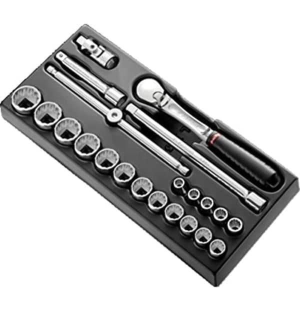 Verktygspaket Facom MOD.SL161-212U; 1/2''; 22 st.