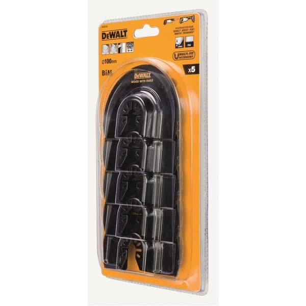 Halvrund segmentsågklinga DeWalt DT20729-QZ; 100 mm; 5 st.
