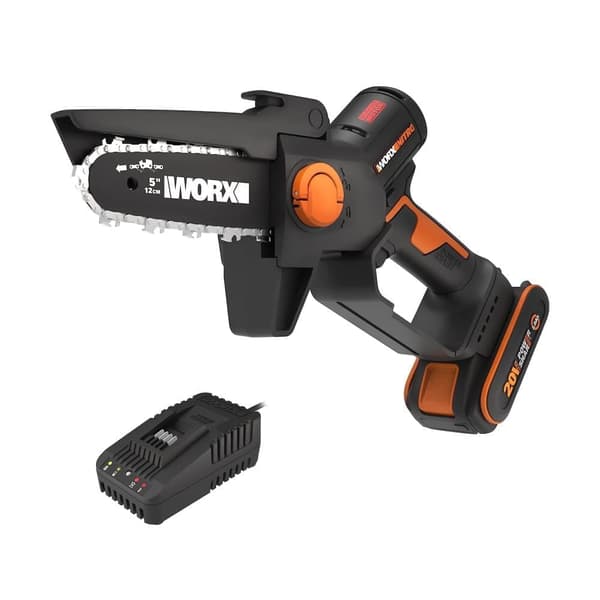 Motorsåg för beskärning av grenar Worx WG325E; 20 V; 12 cm; 1x2,0 Ah batt.