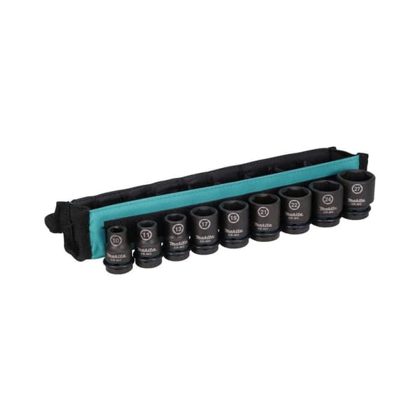 Hylsnyckelsats Makita E-16617; 1/2''; 9 mm