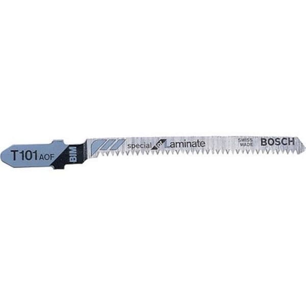Sticksågsblad Bosch T 101 AOF; 5 st.; för hårdträ