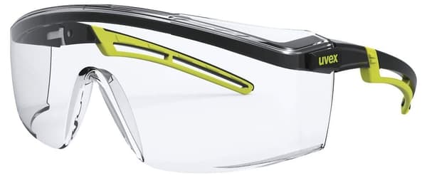 Skyddsglasögon Uvex Astrospec 2.0; klar; svart / grön