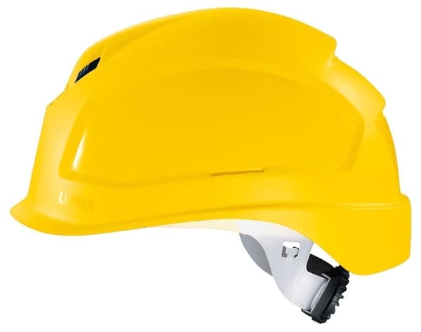 Skyddshjälm Uvex Pheos B-S-WR; 51-61 cm; gul; kort pip