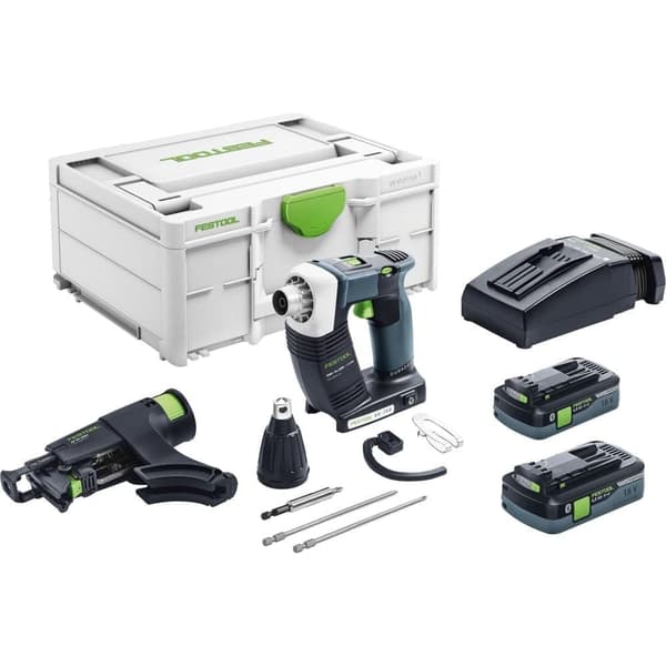 Skruvautomat Festool DWC 18-4500 HPC 4,0 I-Plus DURADRIVE; 18 V; 2x4,0 Ah batt.