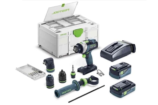 Skruvdragare/borr Festool QUADRIVE TPC 18/4 5,0/4,0 I-Set/XL;  18 V; 5,0 Ah + 4,0 Ah batt.