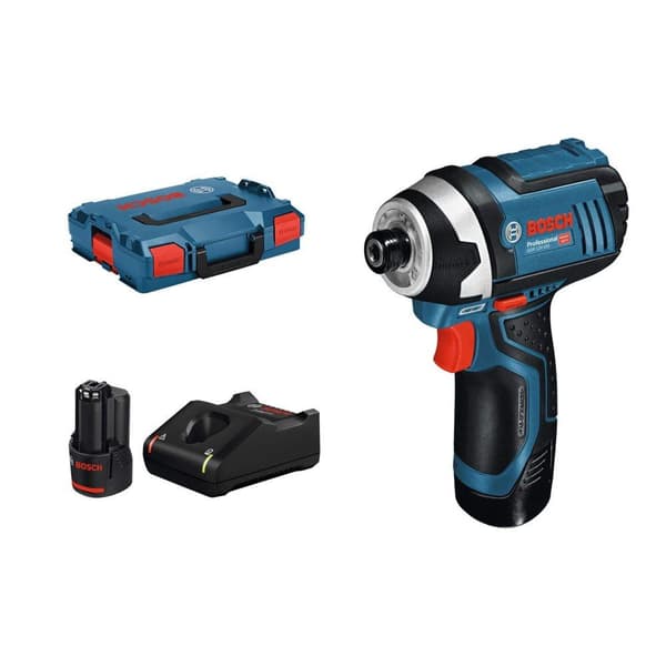 Slagskruvdragare Bosch GDR 12V-105; 12 V; 2x2,0 Ah batt.