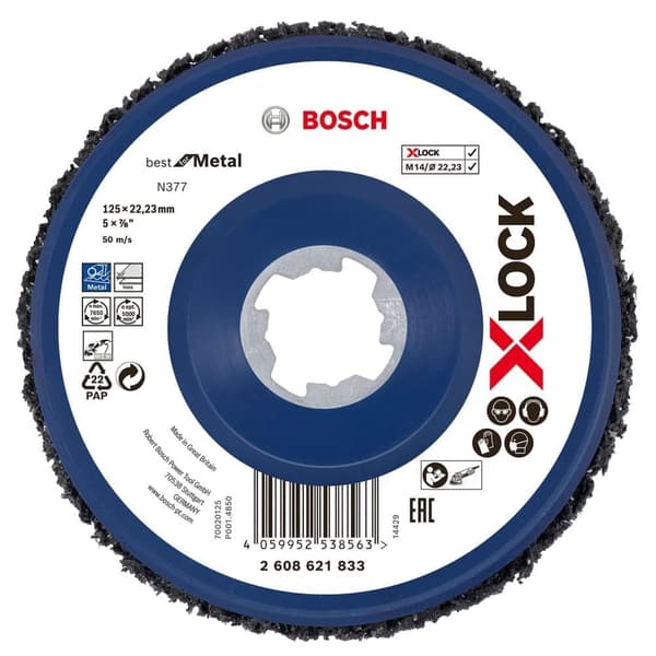Slipduk Bosch X-LOCK N377 Metal; 125 mm
