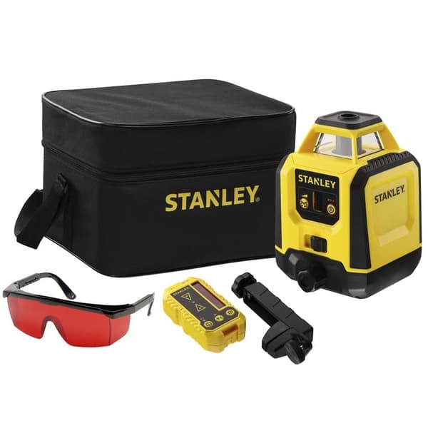 Rotationslaser Stanley STHT77616-0 + tillbehör Gul