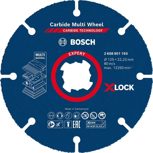 Sågklinga Bosch 2608901193; 125x22,23 mm; X-Lock