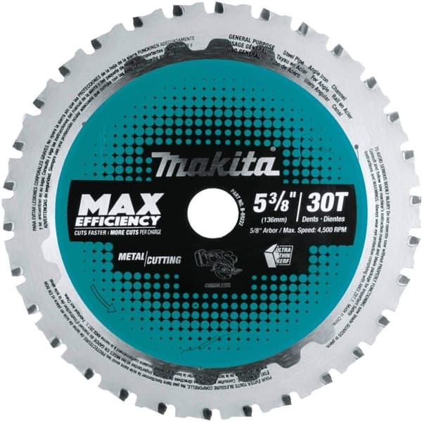 Sågklinga för metall Makita Efficut Metal; 136x1,1x20 mm; Z30; 0°