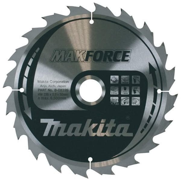 Sågklinga för trä Makita MFORCE; 210x2,4x30,0 mm; Z40; 20°