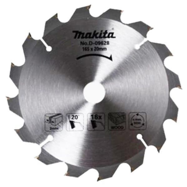 Sågklinga för trä Makita; 165x2x20,0 mm; Z24; 20°