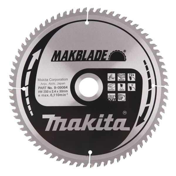 Sågklinga för trä Makita; 216x2x30,0 mm; Z60; 5°