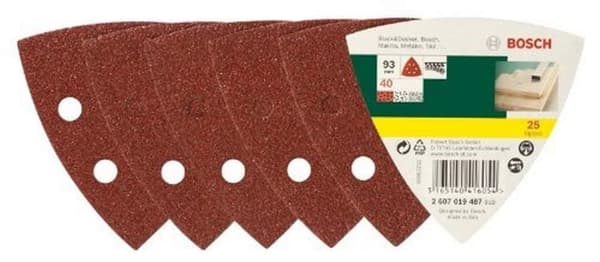 Sandpapper för multislipar Best for Wood; K40; 25 st.
