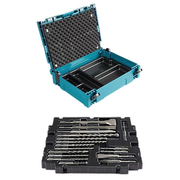 17-delar borrsats Makita B-52059, SDS-Plus