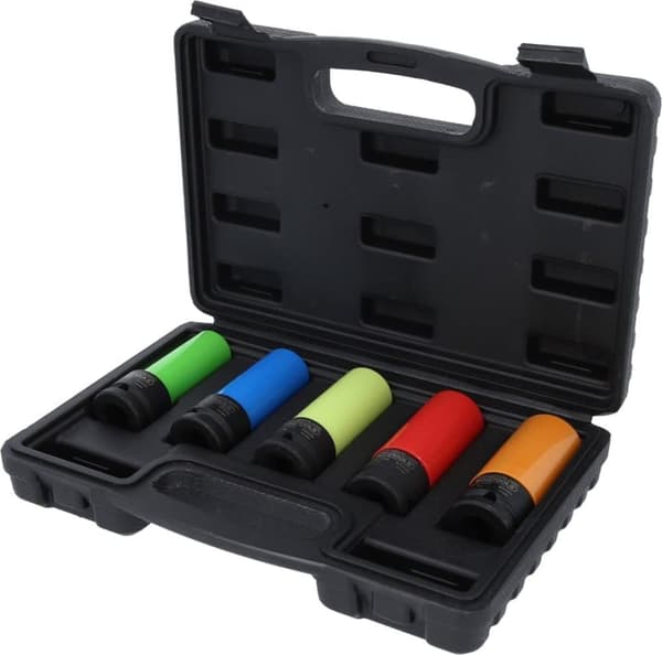 Krafthylsesett KS Tools 515.0870; 1/2''; 15-22 mm; 5 st.