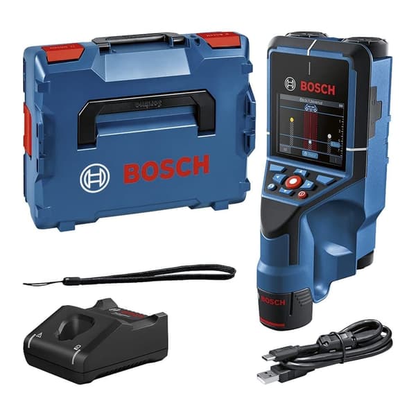 Lokaliseringsinstrument för metall och trä Bosch D-Tect 200 C; 12 V; 1x2,0 Ah batt.