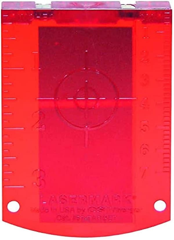 Måltavla för laser Bosch 1608M0005C röd