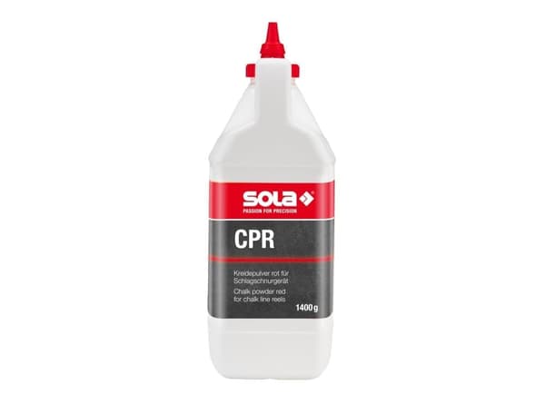 Märkkrita för påfyllning av snörslå / måtband Sola CPR 1400; 1,4 kg