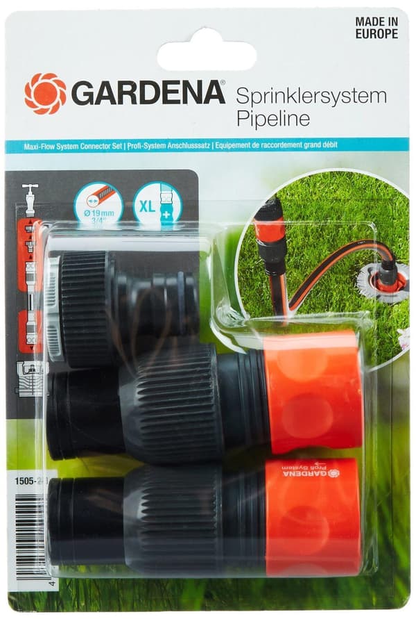 Bevattningsanslutningar set Gardena Profi Maxi-Flow 01505-23