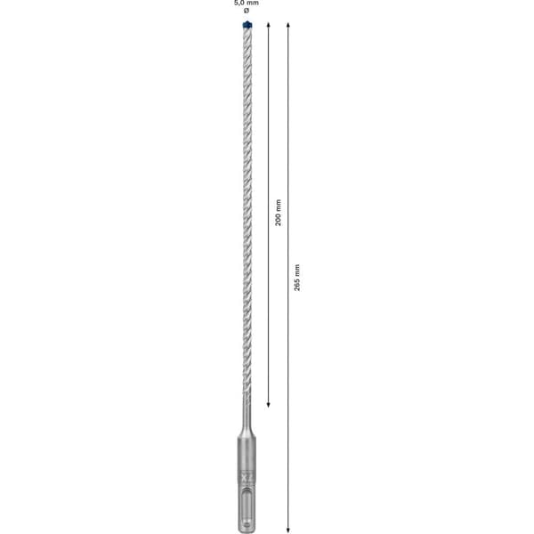 Borr för betong Bosch 2608900062; 5,0x200x265 mm; SDS-plus