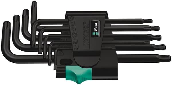 Insexnycklar Wera TORX 967 PKL/9; TX8-TX40
