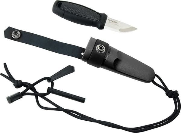 Kniv Morakniv Eldris Black Kit 12629; 143x59 mm; med gnisttändare
