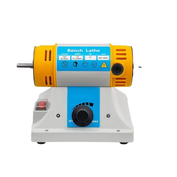 Bordpolermaskin, 320W effekt, 800-10000RPM hastighet,Grå-Gul-Blå