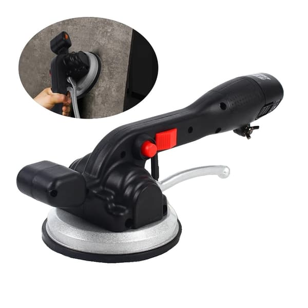 Genopladelig flisevibrator, justerbar 6-trins kontrol, 100 kg kapacitet, 12000 omdr./min effekt.