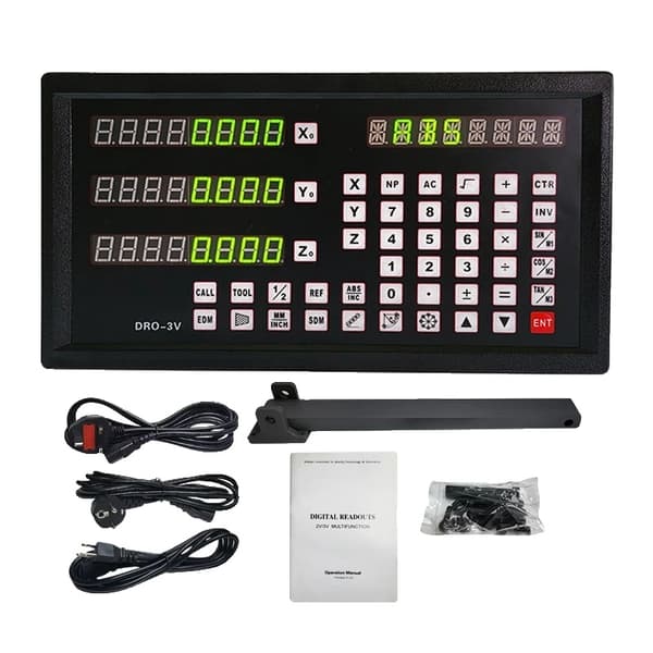 DRO-3V Digital Aflæsning, 0,1um til 10um Opløsning, AC 90V~260V Indgangsspænding,DRO-3V