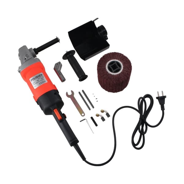 Satin Polisher, 1400W Effekt, 3600rpm Tomgangshastighed,med 1 hjul