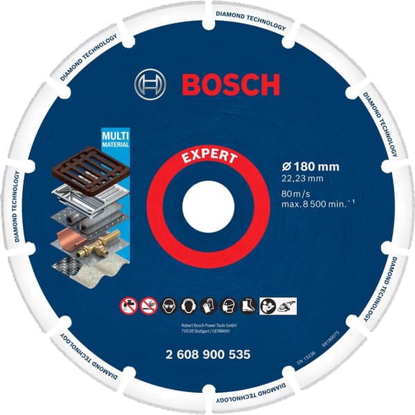Diamantskæreskive Bosch 2608900535; 22,23x180 mm