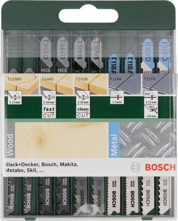 Tigersagbladsett Bosch 2609256746; 10 stk.